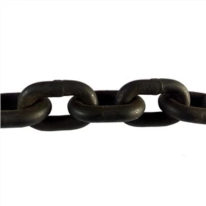 Corrente de elevação preta de alta resistência G80 28*84 mm